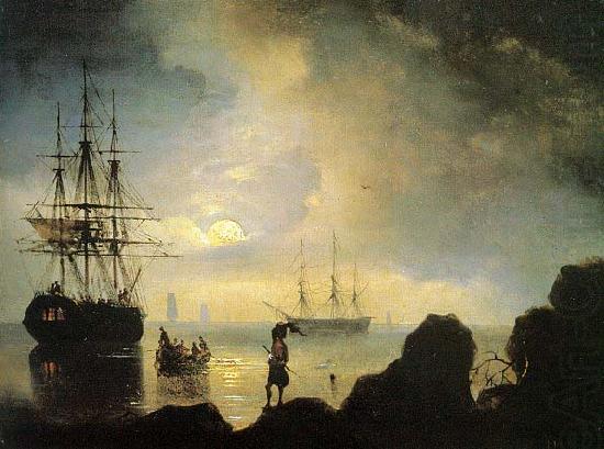 Ivan Aivazovsky Fishermen on the shore china oil painting image